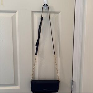 Radley Black Crossbody Bag with Gold Chain